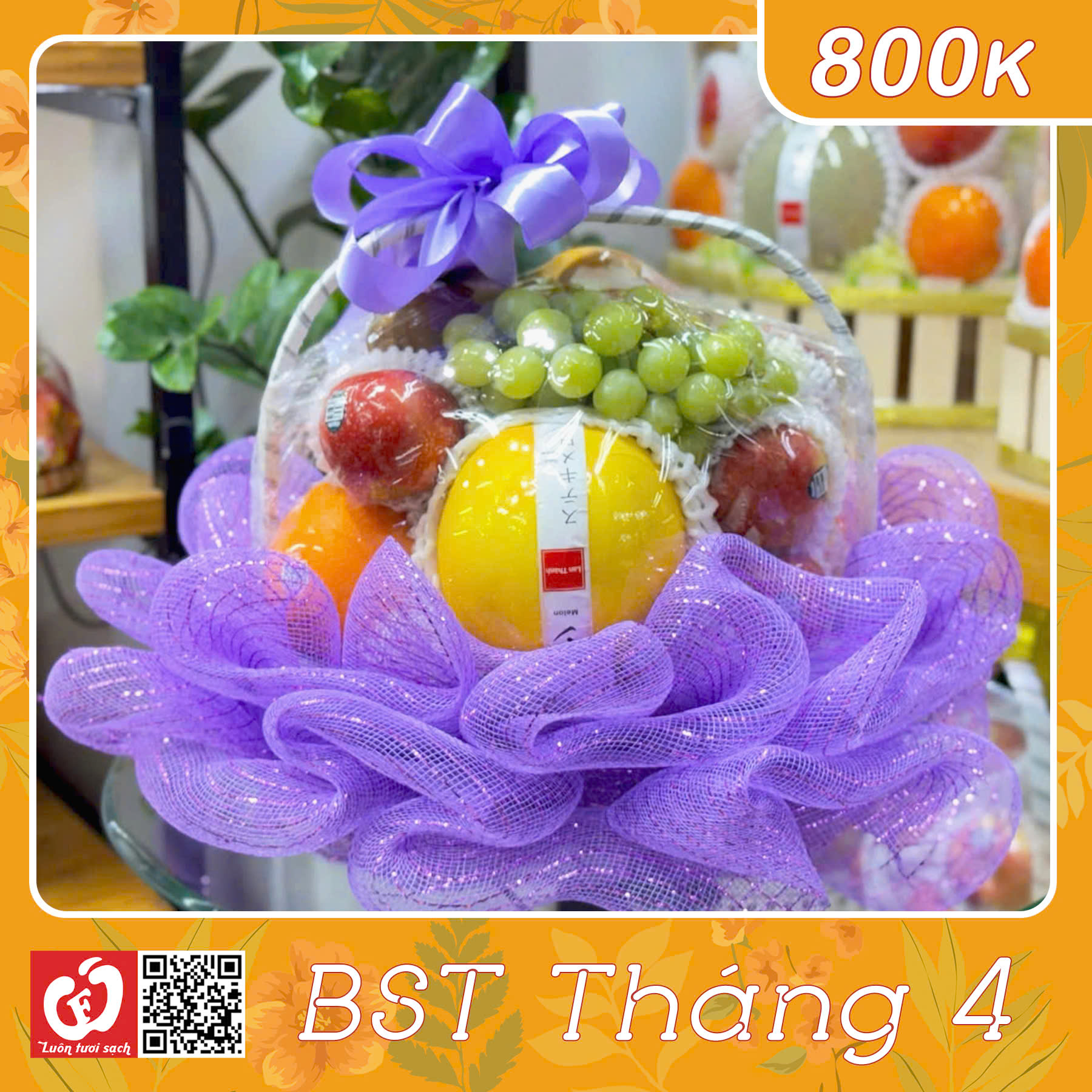 TC39 - Giỏ quà hoa quả nhập khẩu