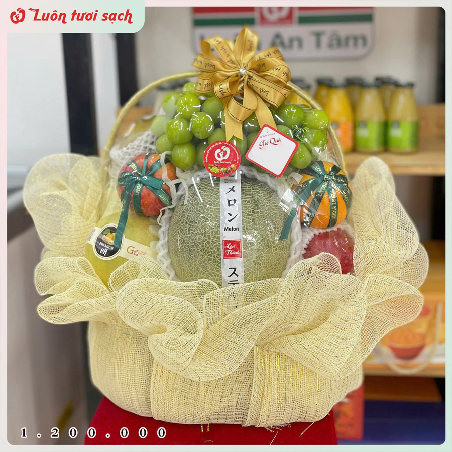 TC19 - Lẵng hoa quả cao cấp