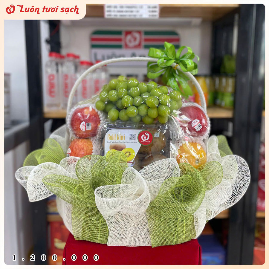TC18 - Lẵng hoa quả cao cấp